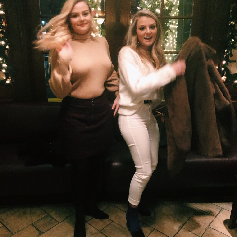 Cream sweater